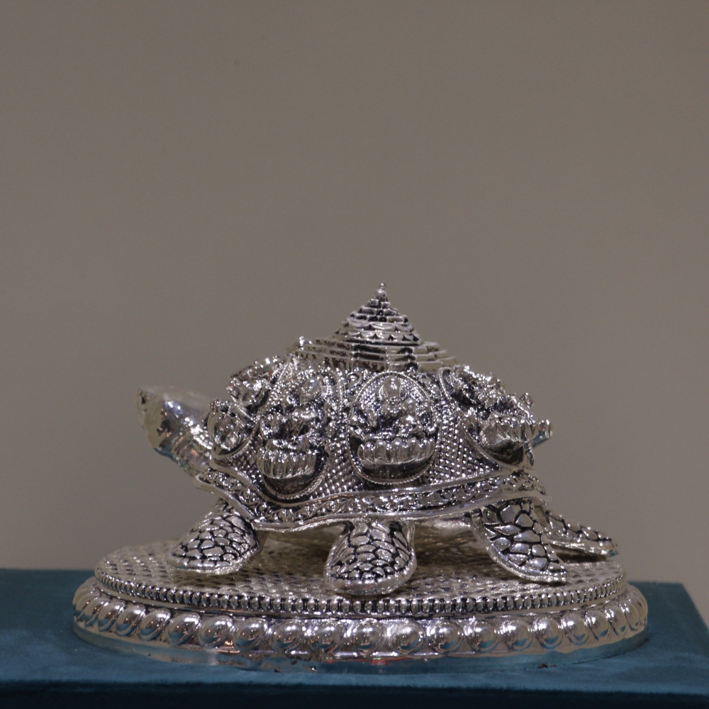 Tortoise Asthalaxmi Big Silver - 4