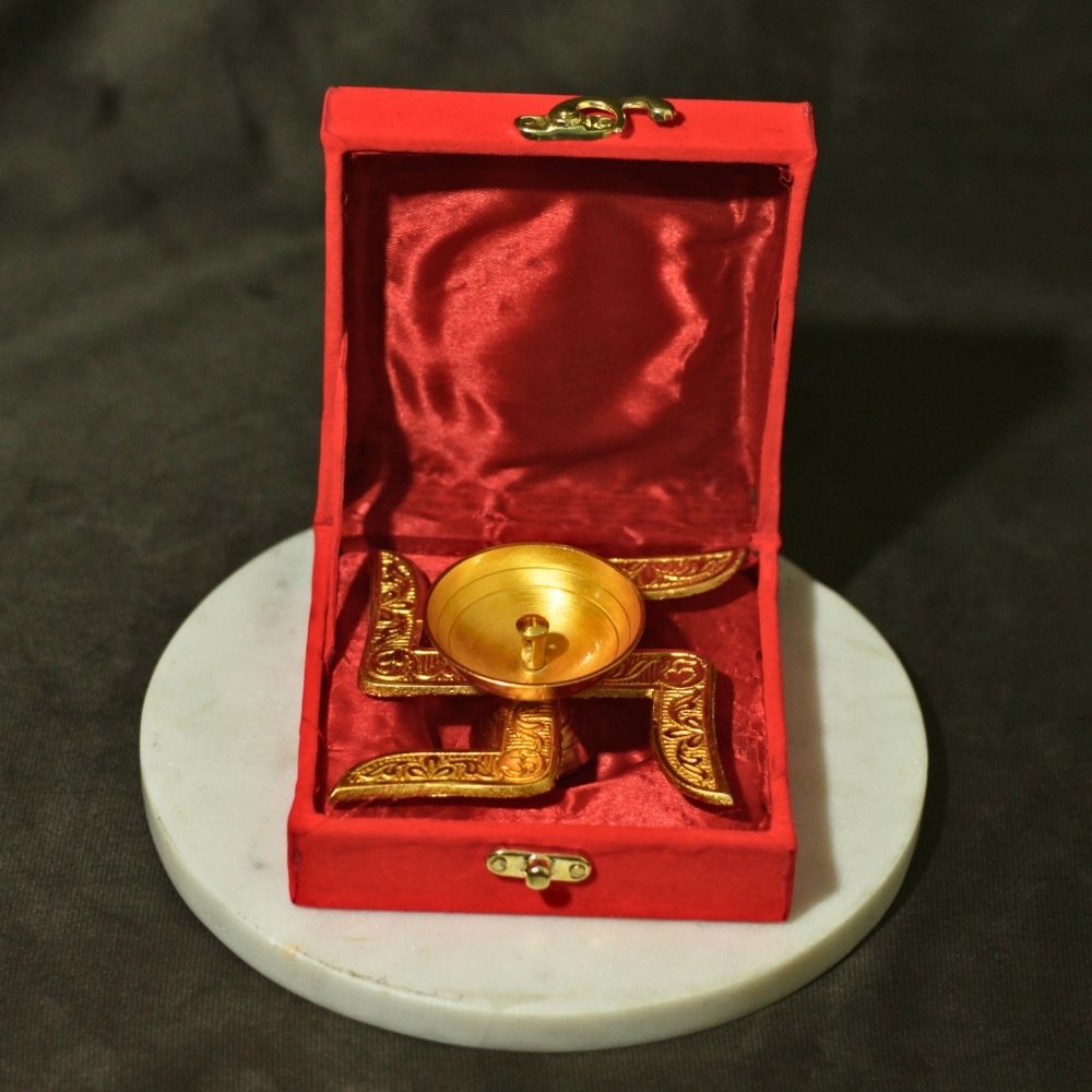 Swastik Diya With Box - 4
