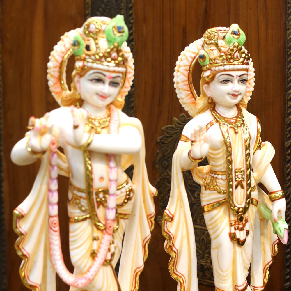 100553 Radha Krishna Idol - 5