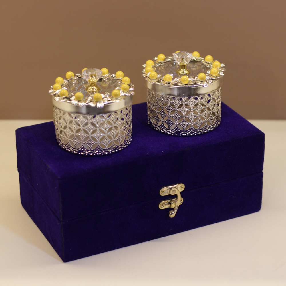 Flower Jali Box S/2 W/b - 5