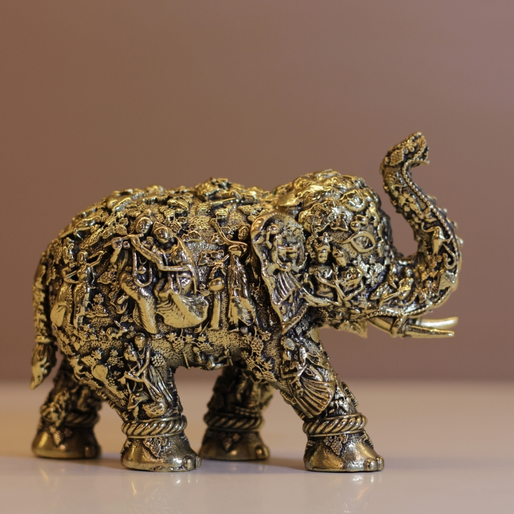 Brass Elephant God Figure 2.5