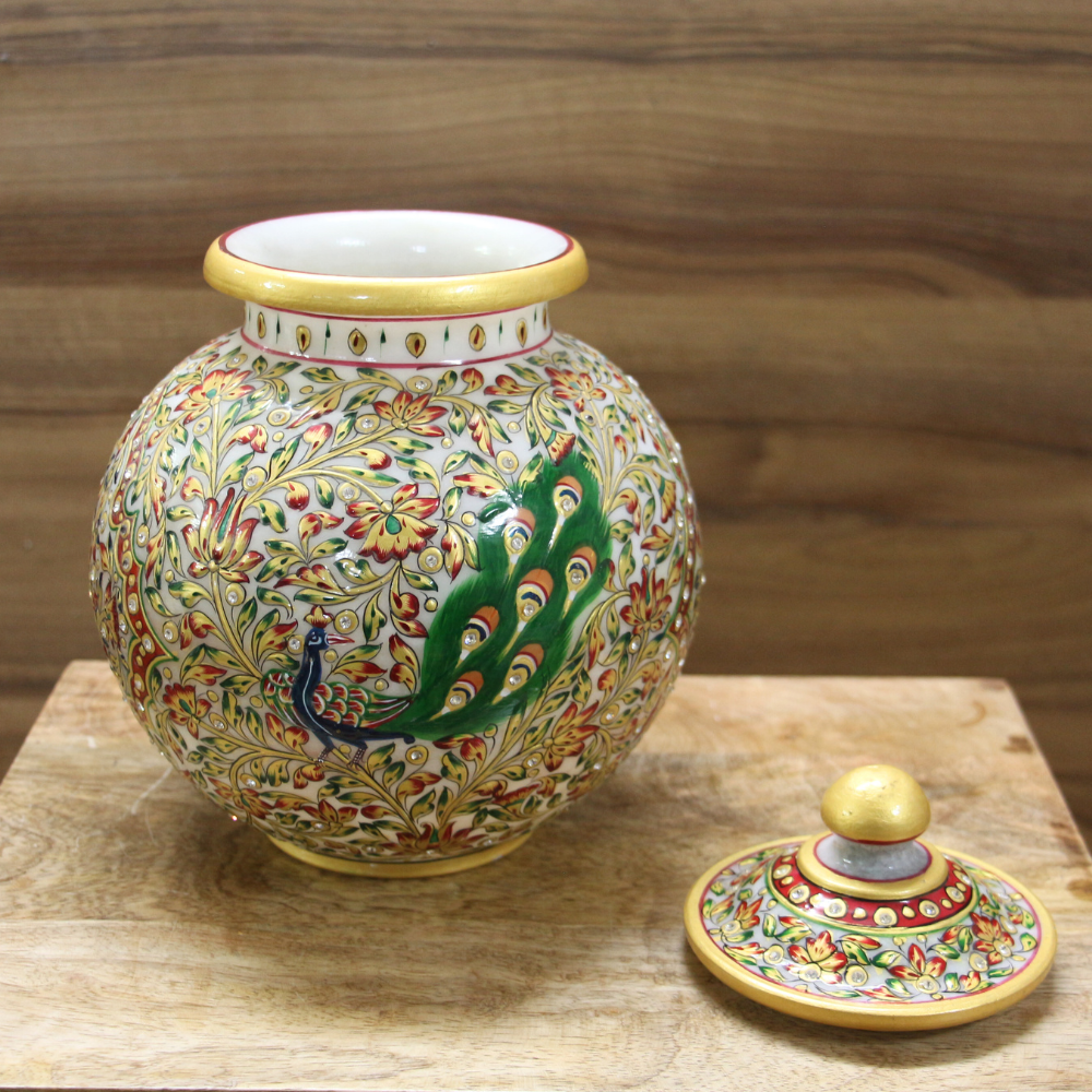 Marble Matki 8''