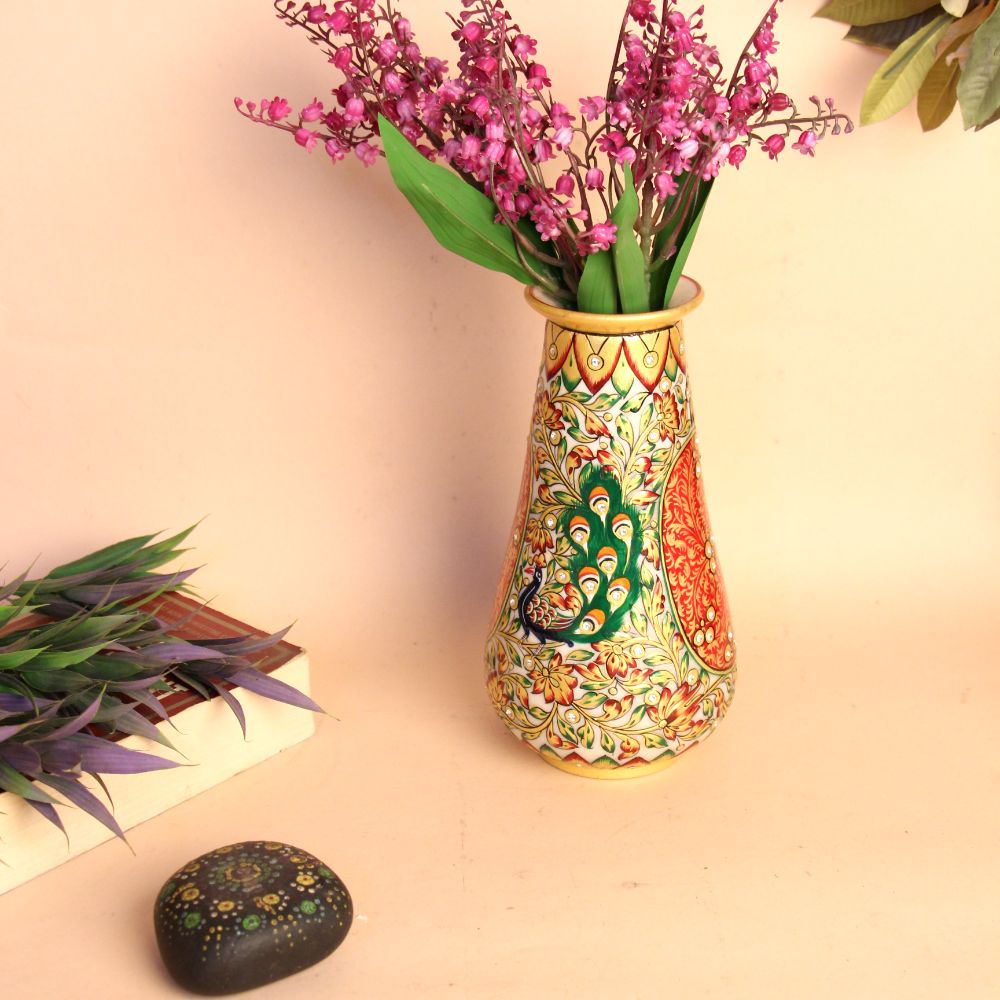 Marble China Flower Pot 9 Inch
