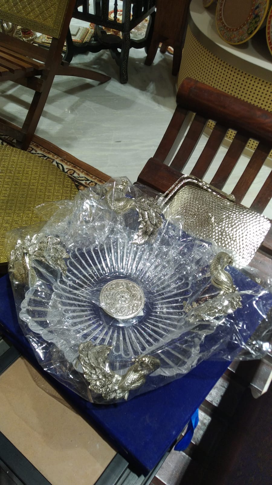 4 Peacock Star Bowl