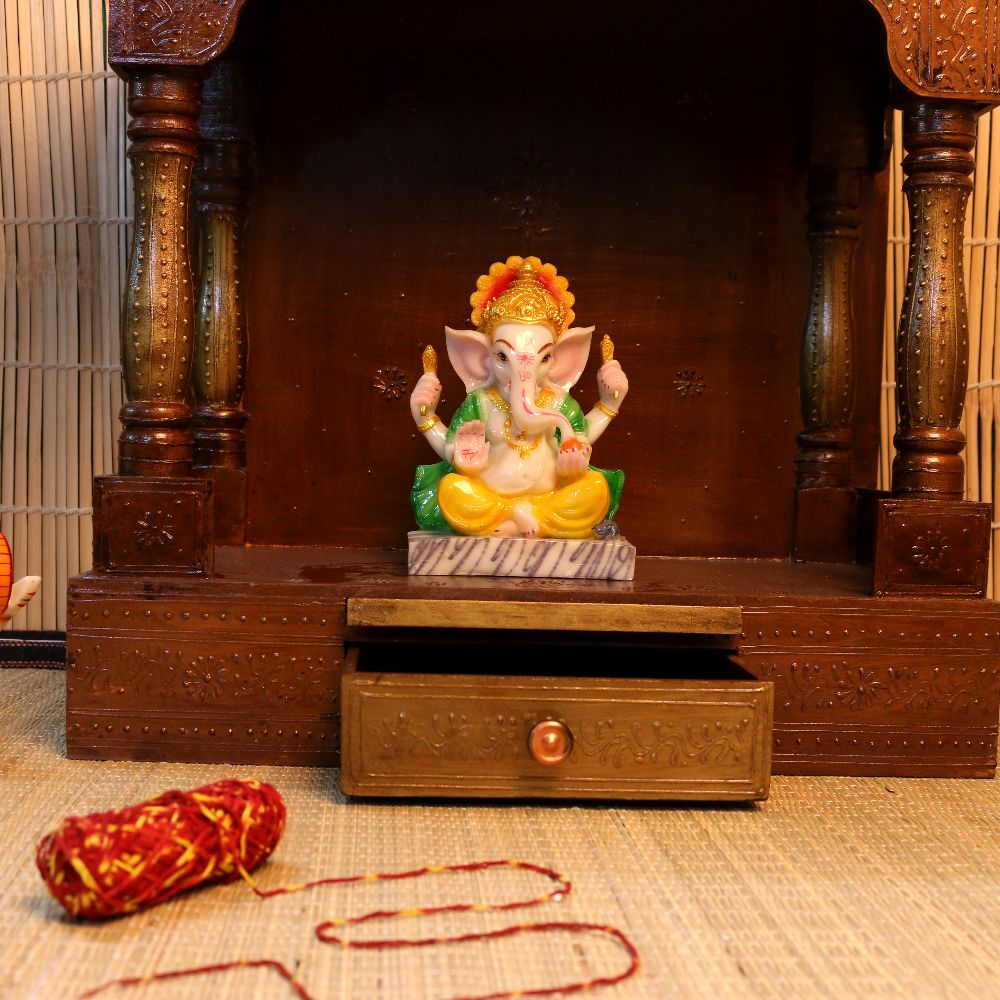 WOODEN MANDIR 12X24X24 - 5