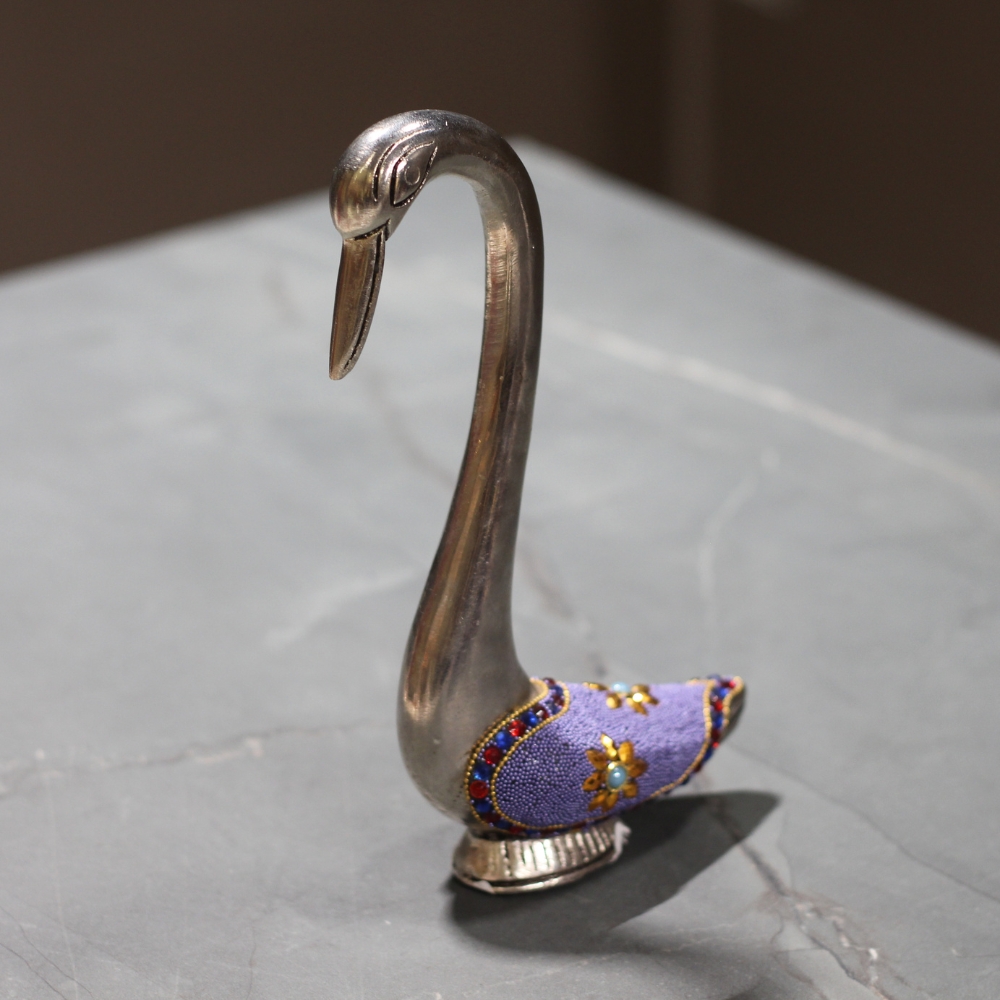 Sarus Bird Purple Work - 4