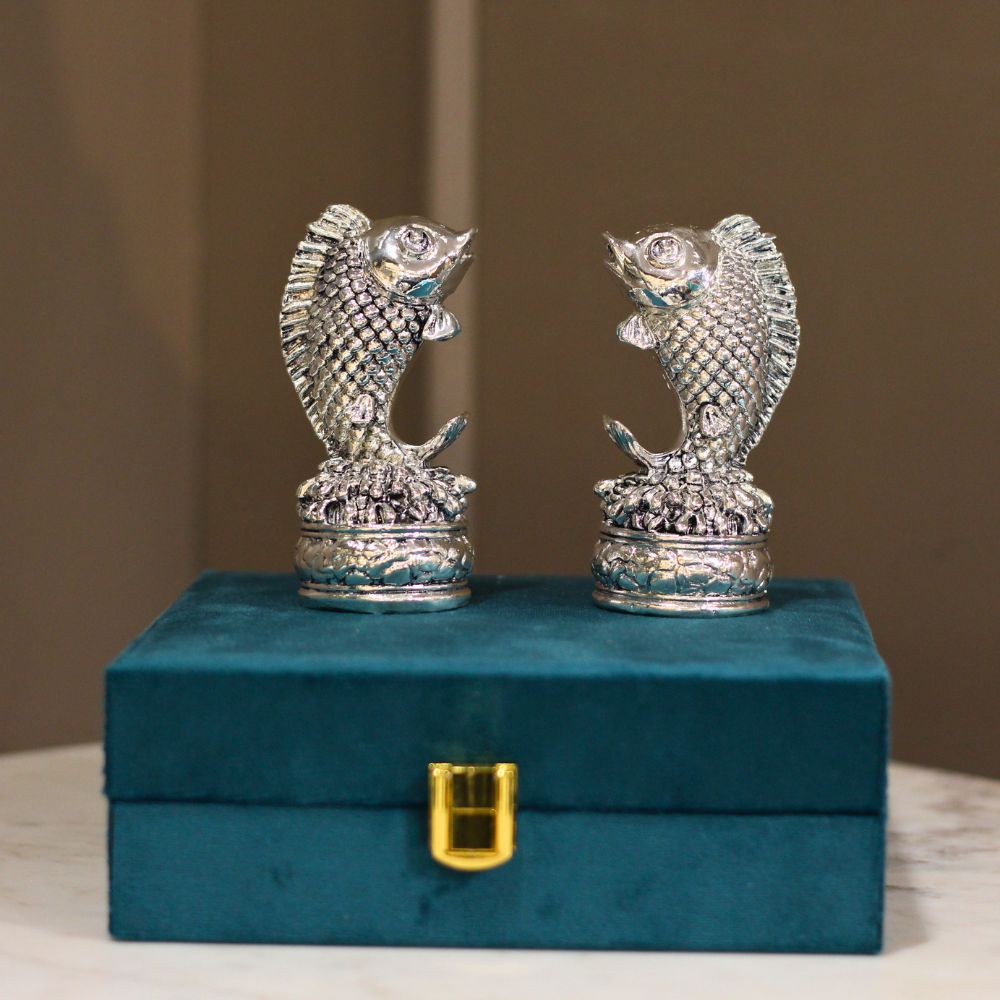 Fish Cladded With Silver Pair