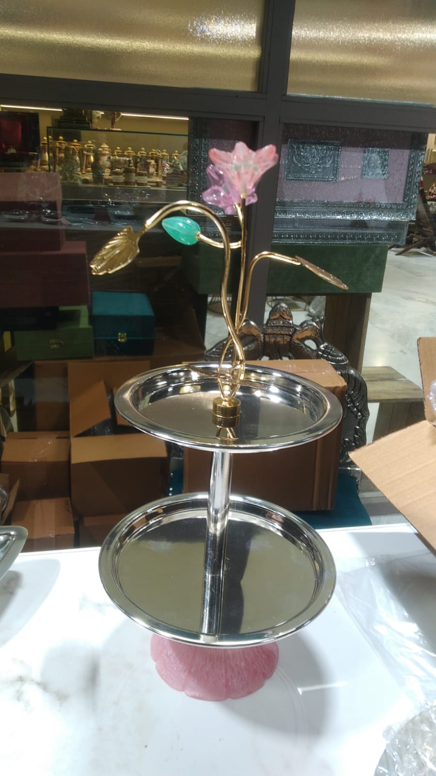 2 Tier Plate Stand 4726/15''
