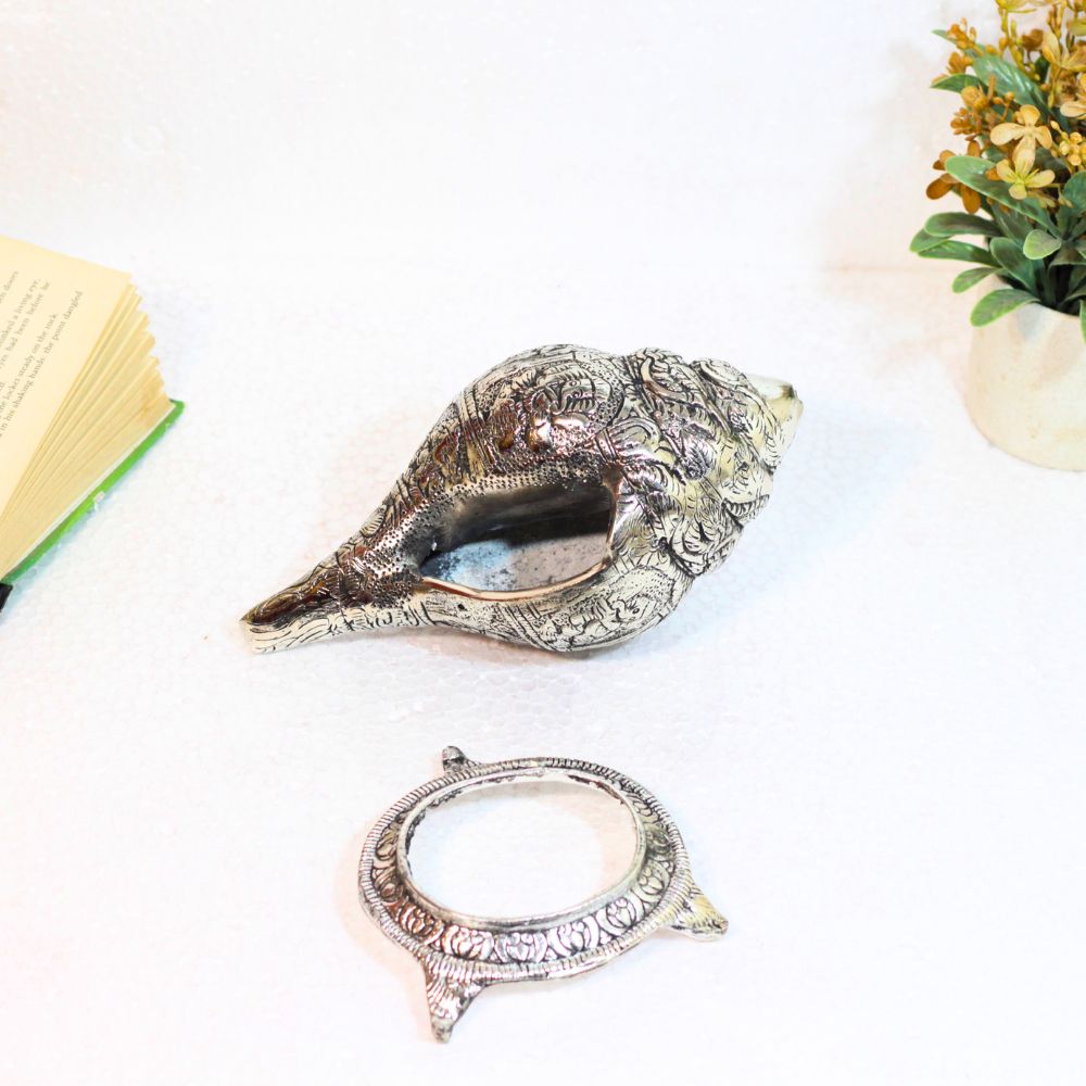 Metal Silver Shankh - 3