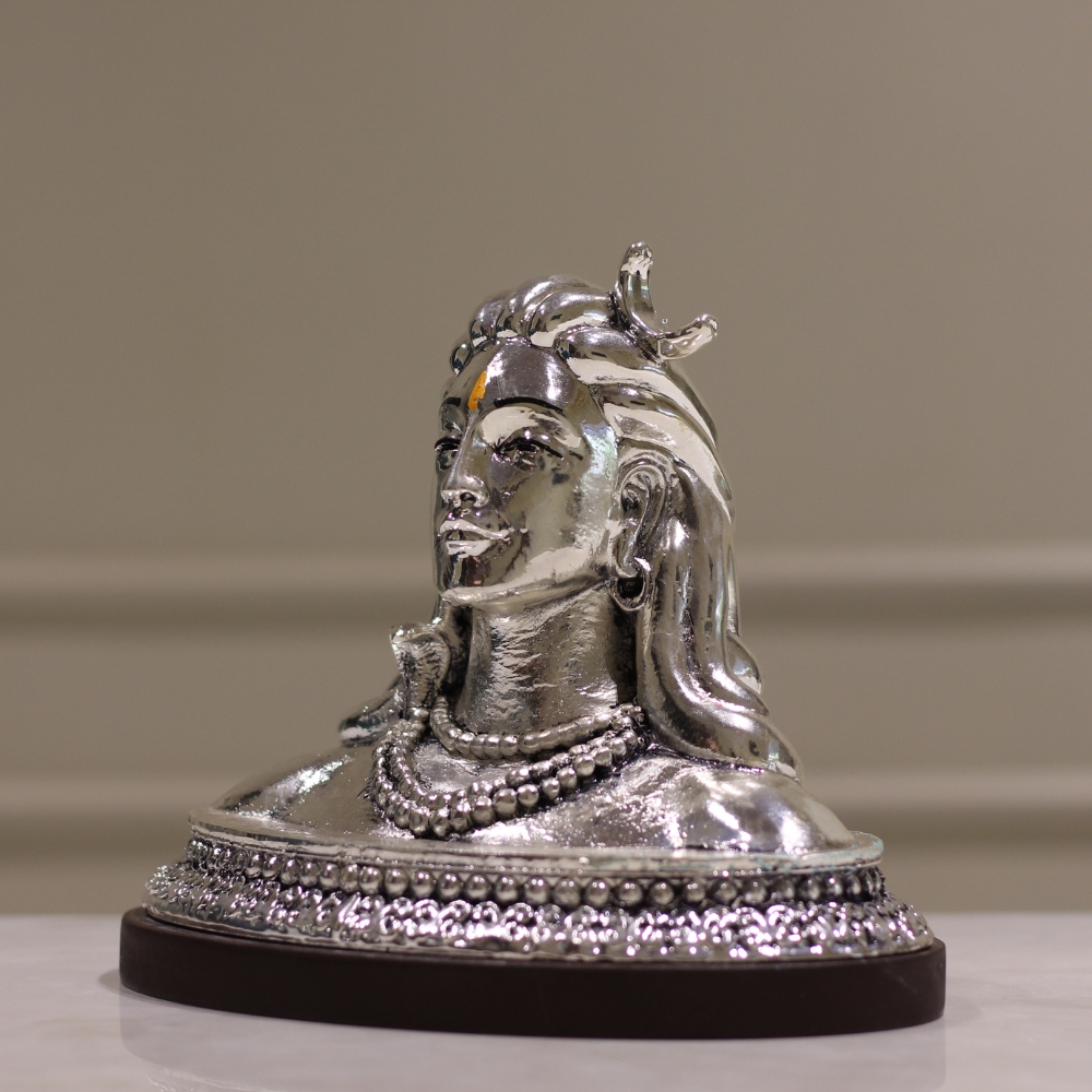 Adinath Shiva Clad Silver W/B - 5