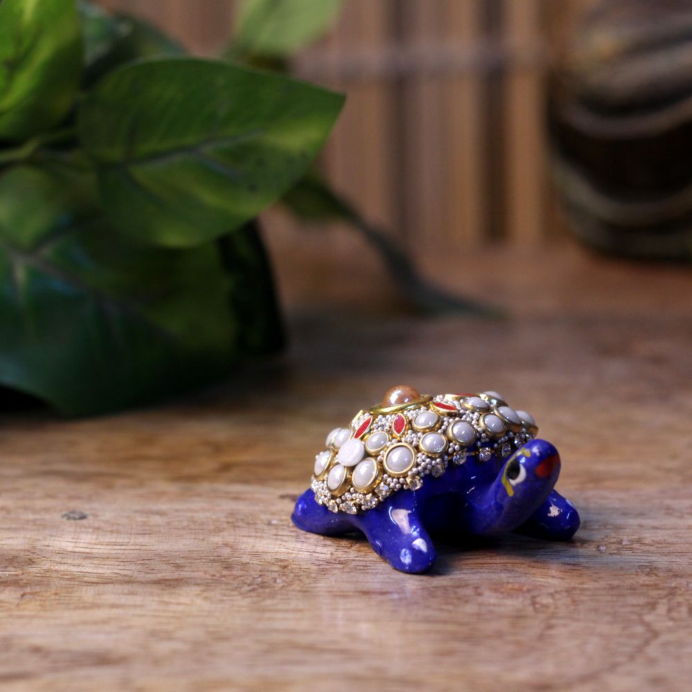 Metal Stone Tortoise 1'' - 4