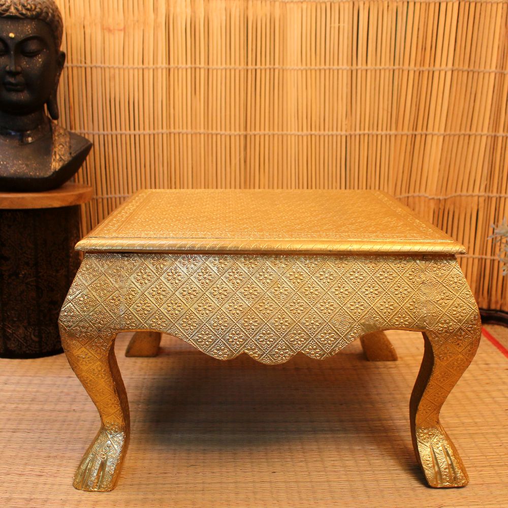 Wooden Bajot Full Brass 18*18*12
