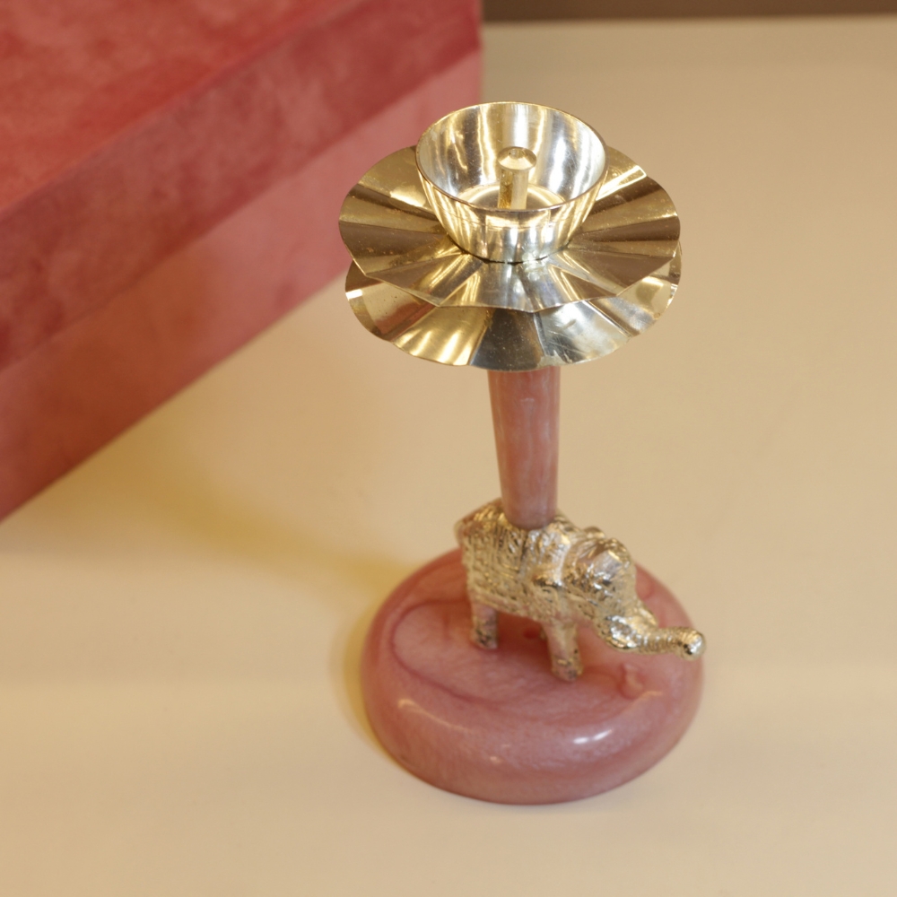 Resin Elephant Diya - 4