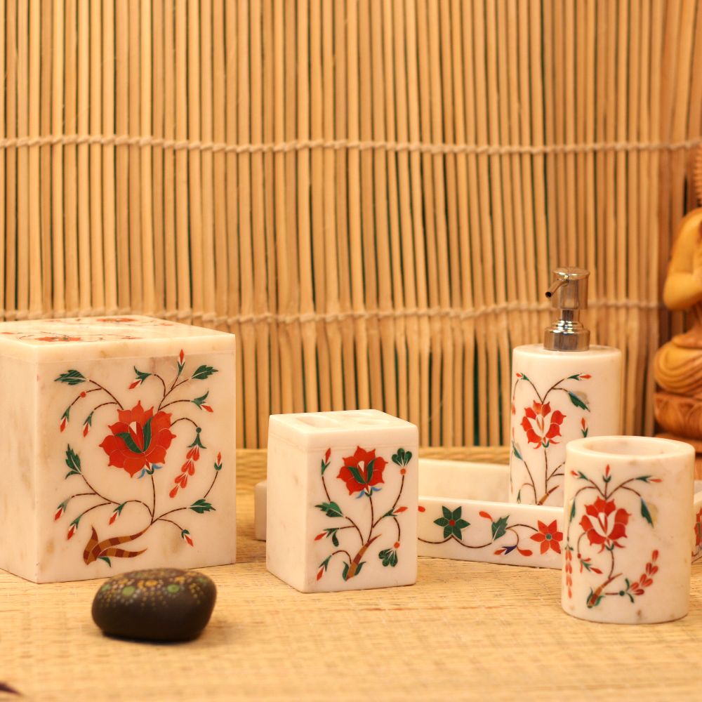 MARBLE BATHROOM SET 5
