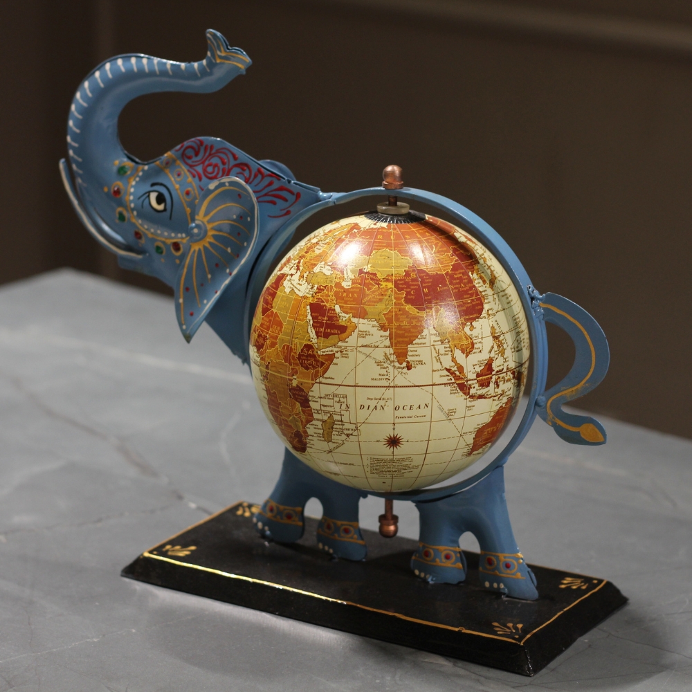 New Elephant Globe BLue - 3