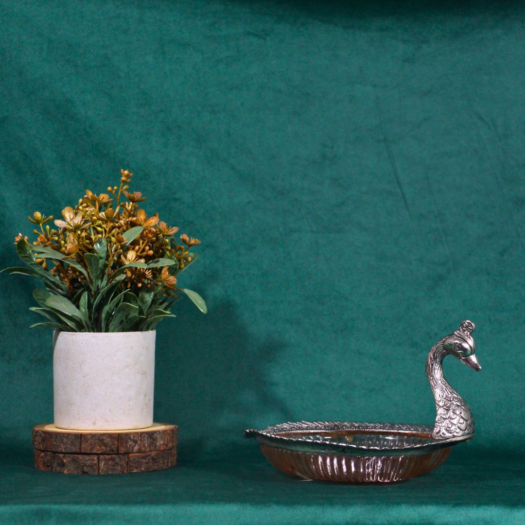 Paan Tray Peacock Plate - 9
