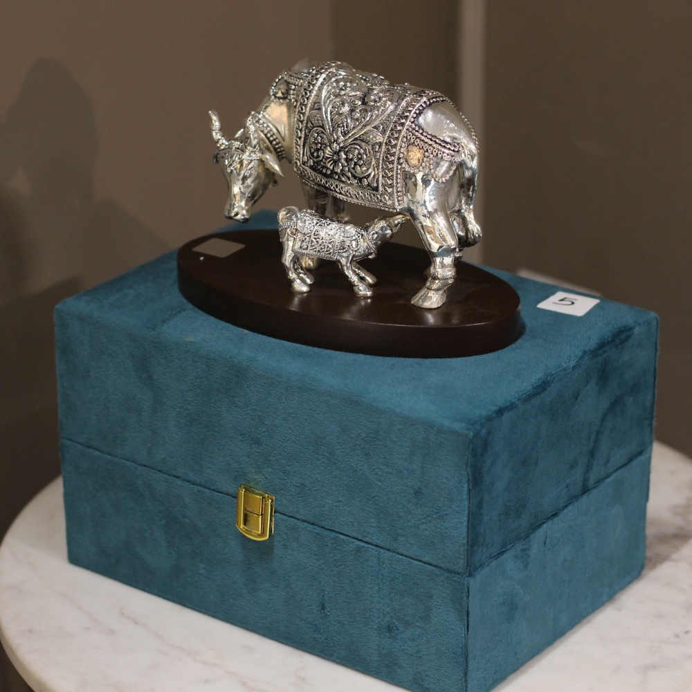 Cow 5'' Clad With Silver W/b - 4