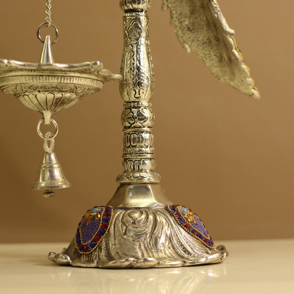 Peacock Bell Stand Purple - 4
