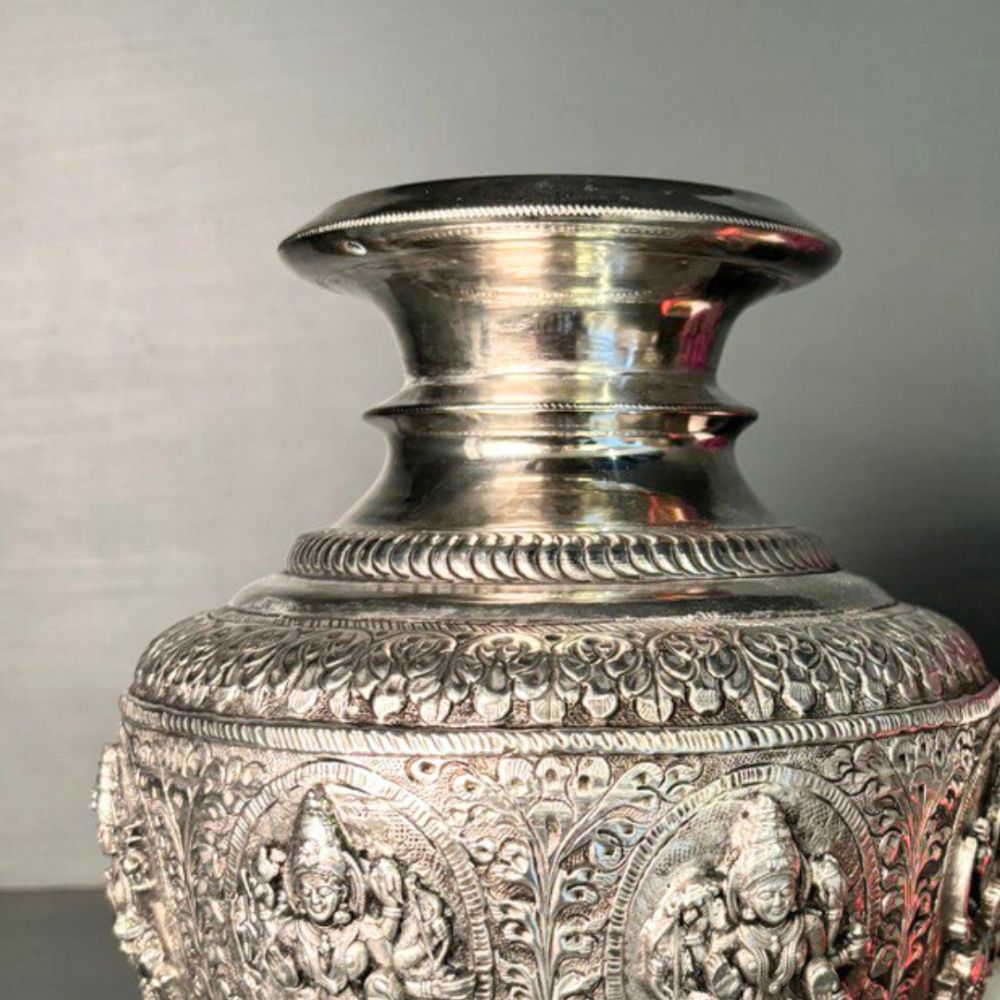 Big Brass Kalash God Figure