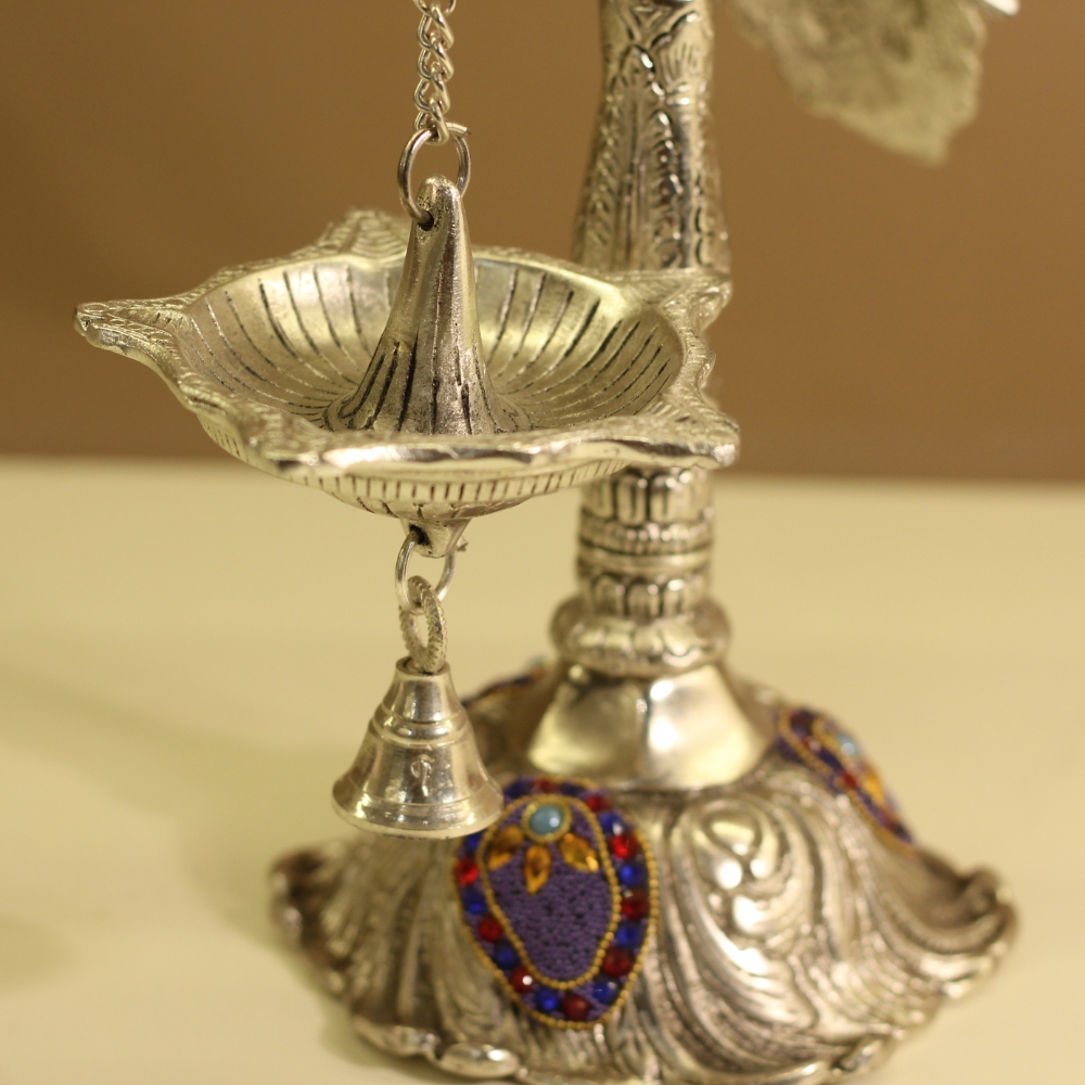 Peacock Bell Stand Purple - 3