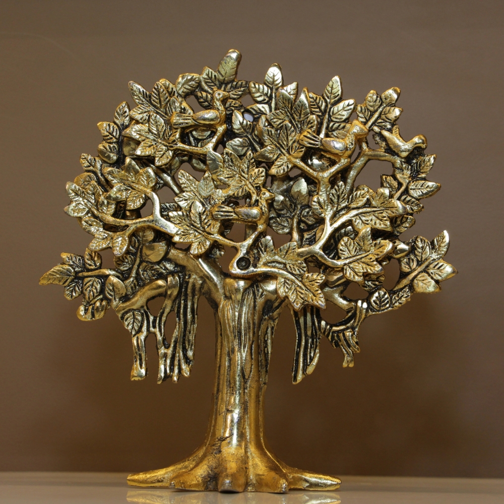 Metal Golden Tree New (kalpvriksh) - 3
