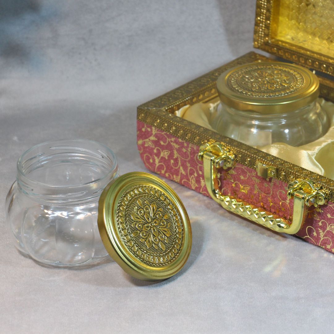 2 Jar DryFruit Box W/handle - 5