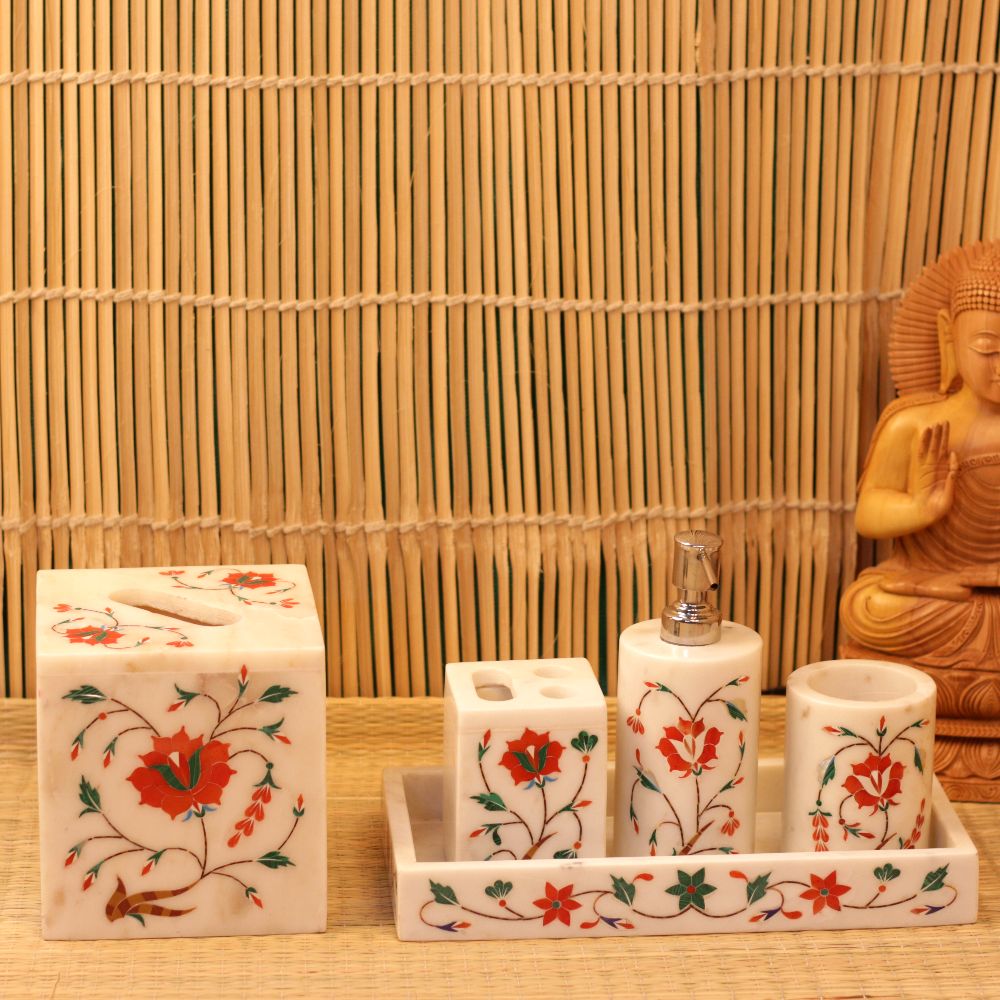 MARBLE BATHROOM SET 5