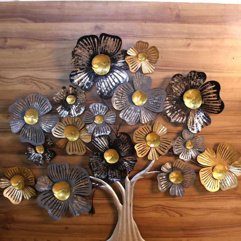 IRON WALL DECOR ACID TREE - 1187