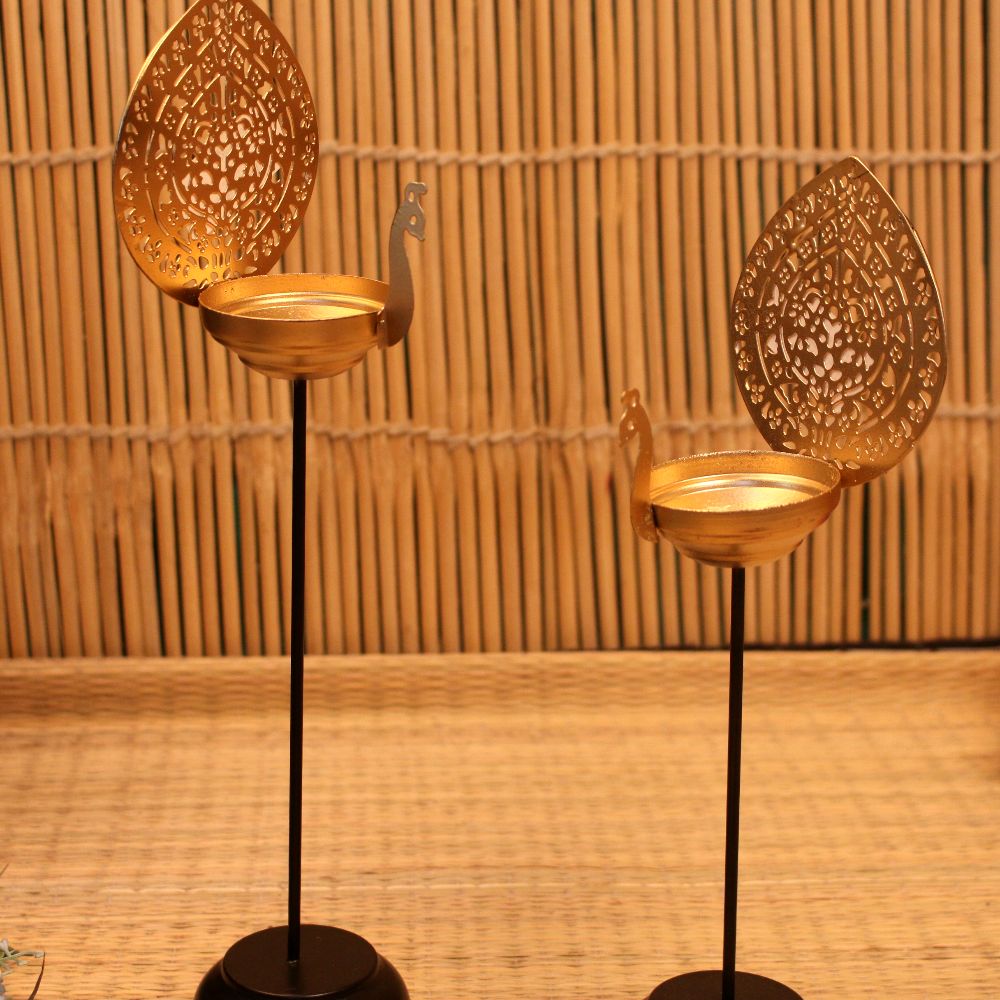 Peacock Candle Set - 5