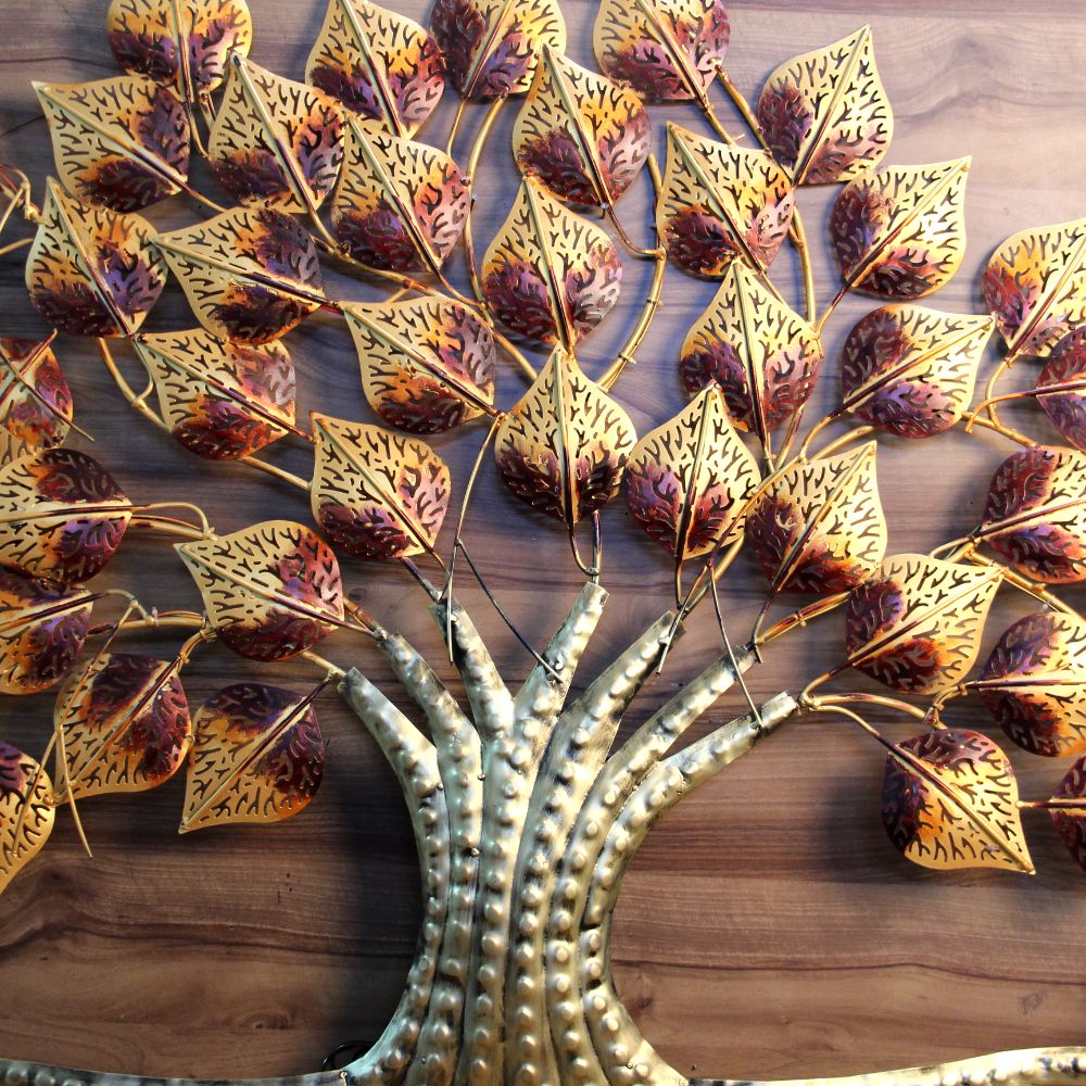 Iron Wall Decor Peepal Tree - 5