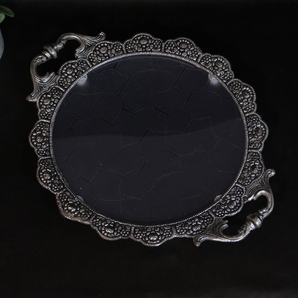 Metal Round Tray (Fibre) - 6