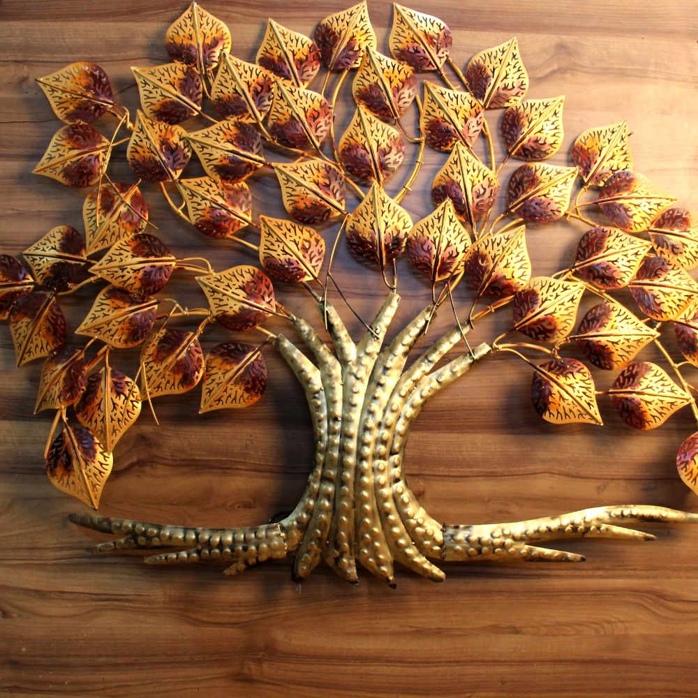 Iron Wall Decor Peepal Tree - 3
