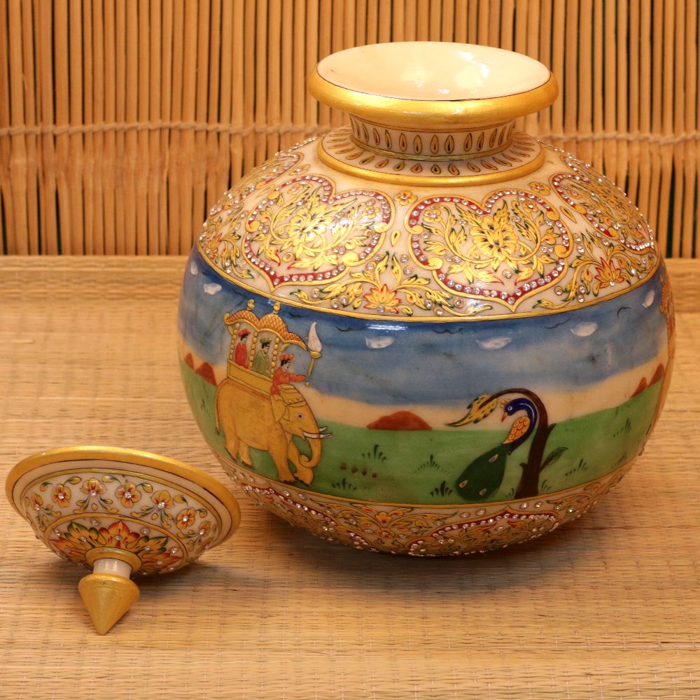 MARBLE PRINTED MATKI BIG