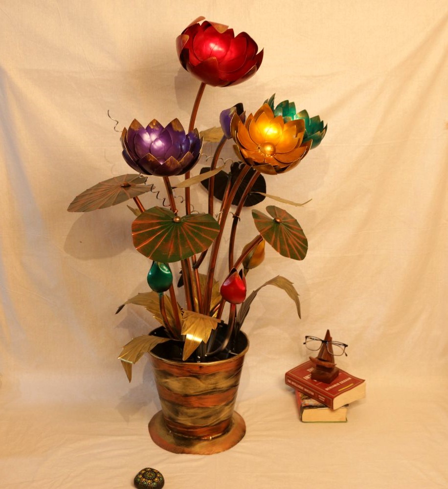 MULTI COLOUR FLOWER STAND - 3