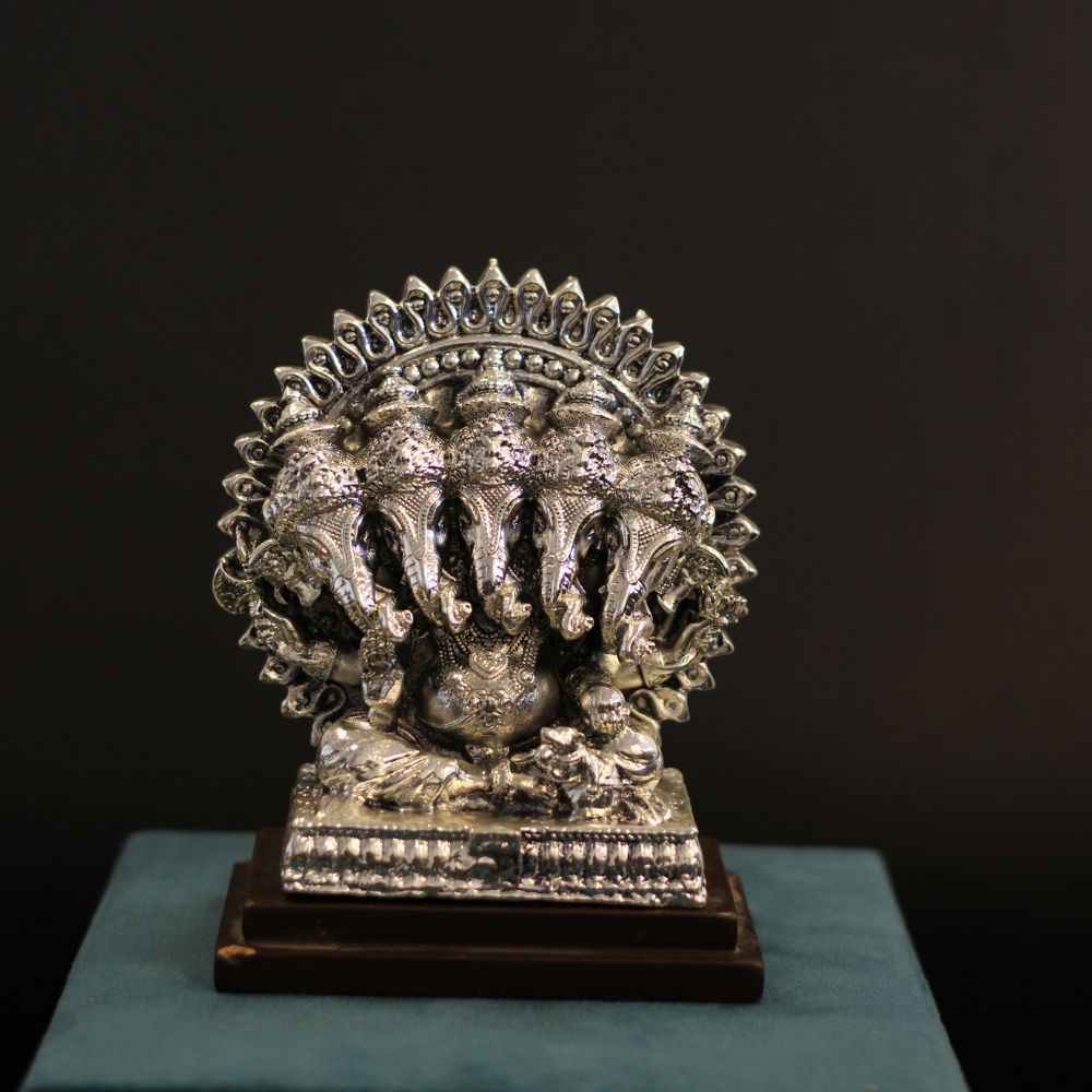 Ganesh Ji 5 Face Silver - 5