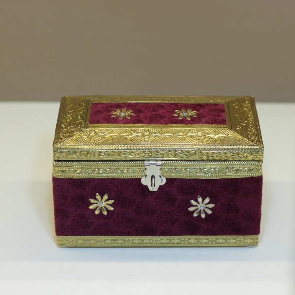 2 Jar Dryfruit Box Velvet