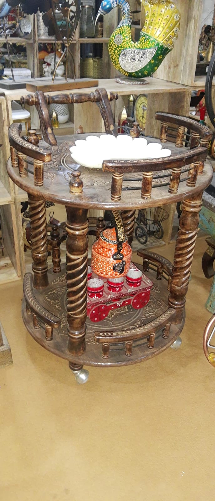 WOODEN BAR TABLE