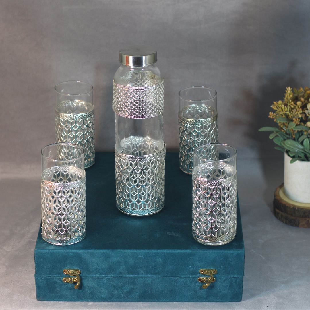 Bottle 4 Glass Set W/box - 6