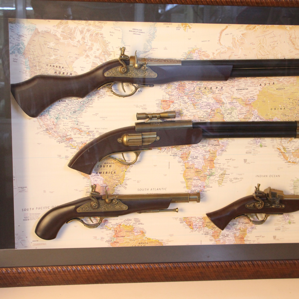 Gun With Frame
