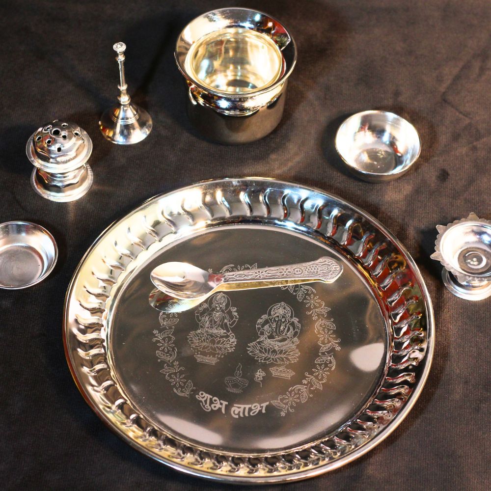 Pooja Thali Set D-lock - 5