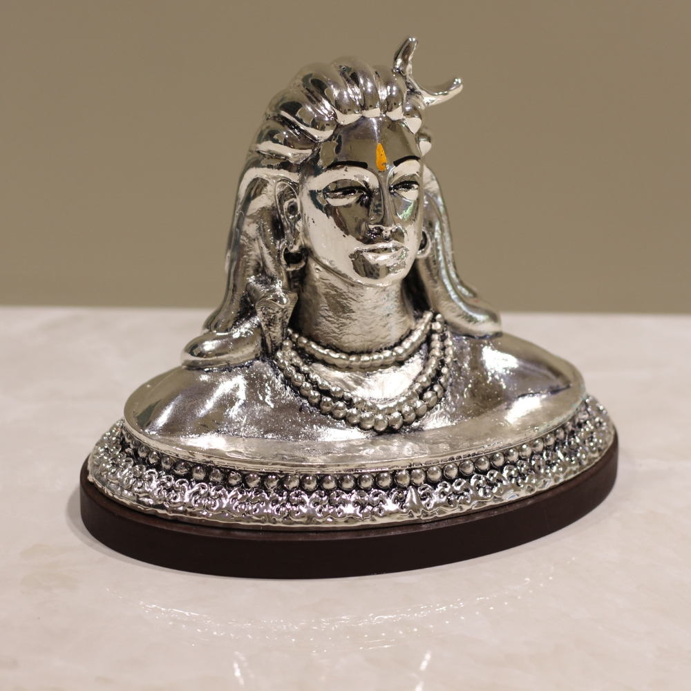 Adinath Shiva Clad Silver W/B - 4
