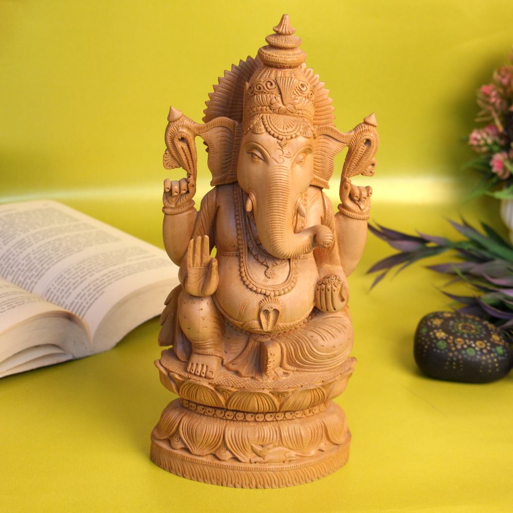 Wooden Ganesh Big