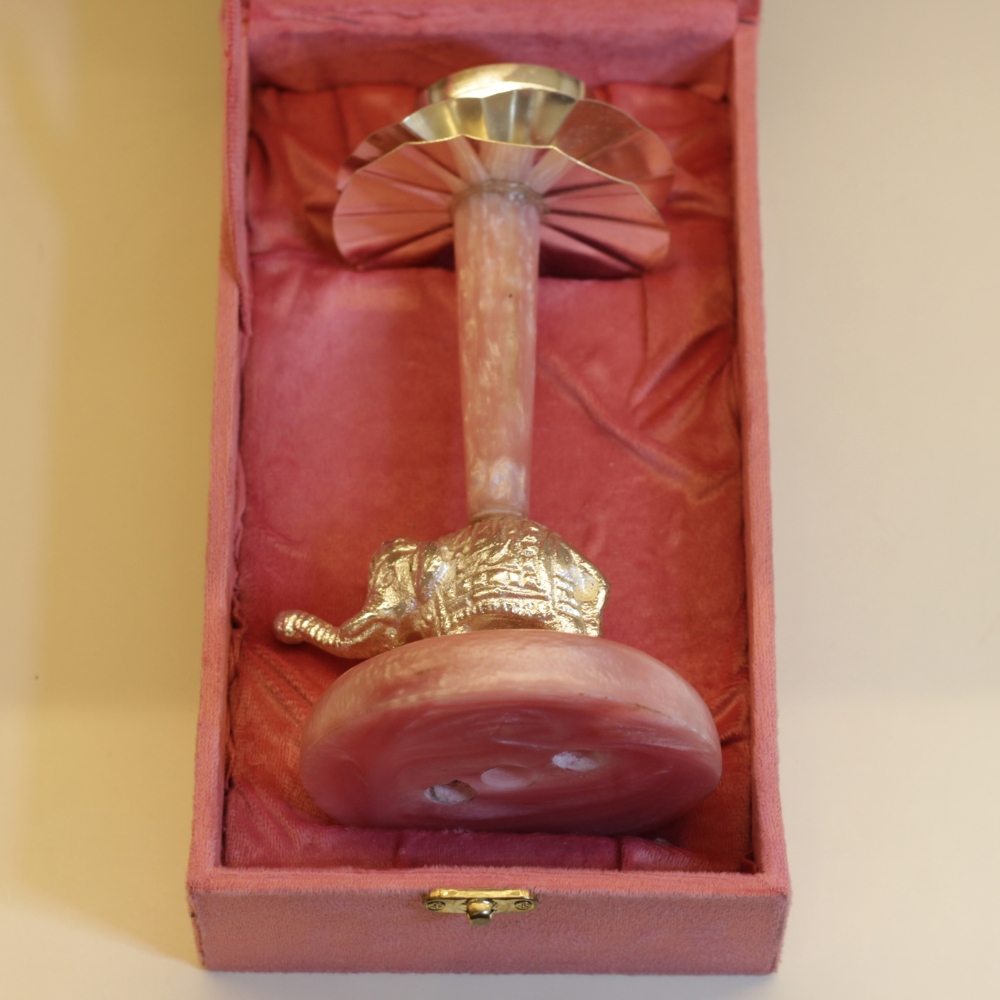 Resin Elephant Diya - 3