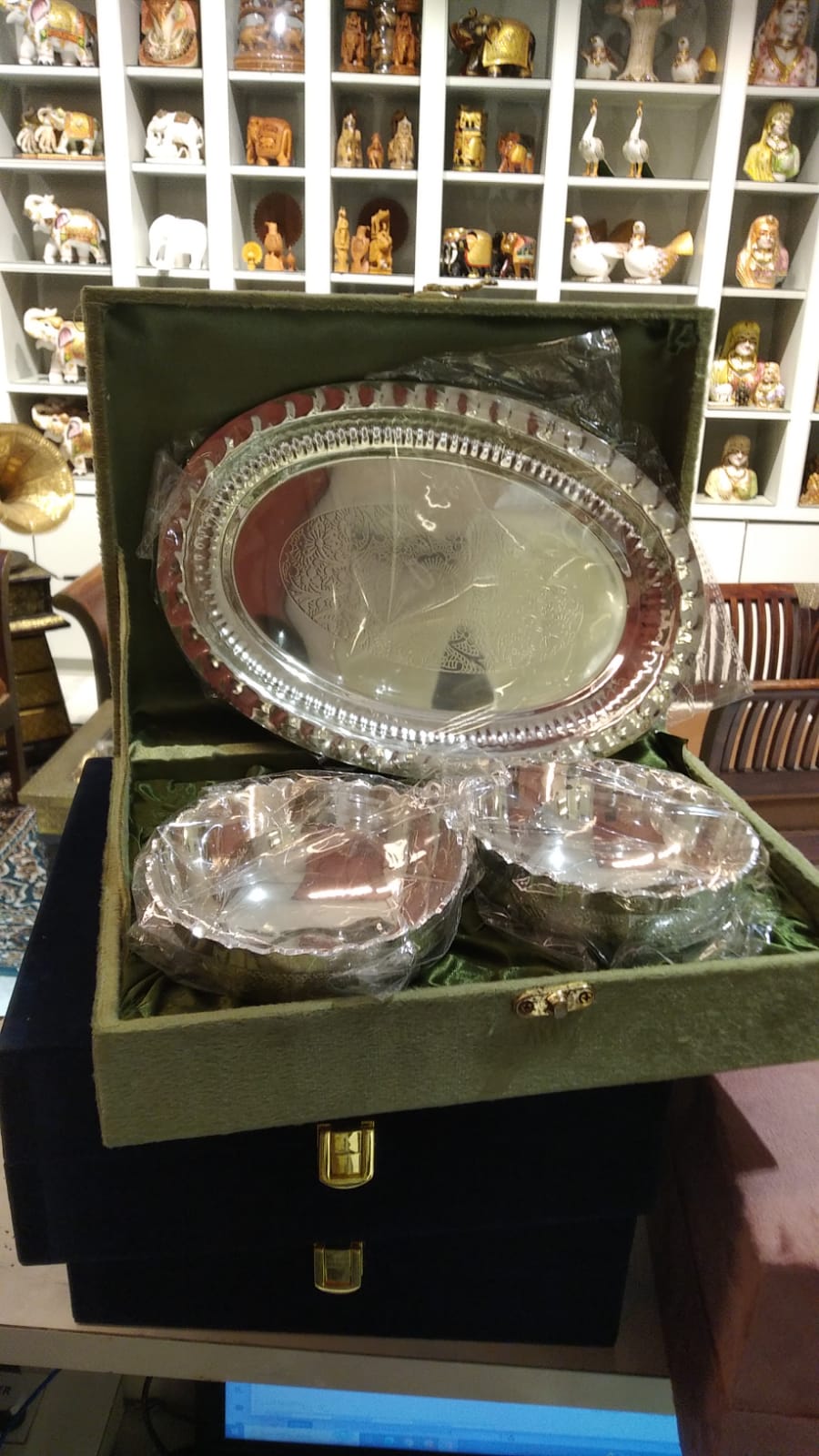 2pc Brass Bowl Set