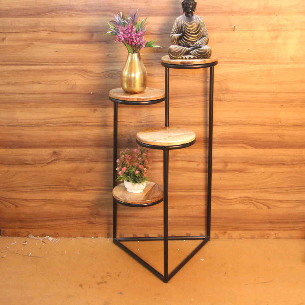 4 Tier Iron Planter Stand