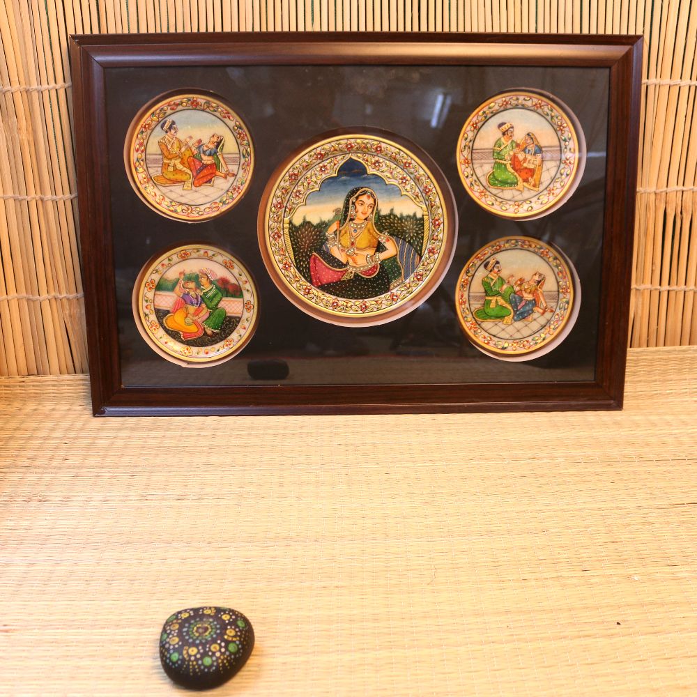MARBLE PAINTING PHOTO FRAME 18X26