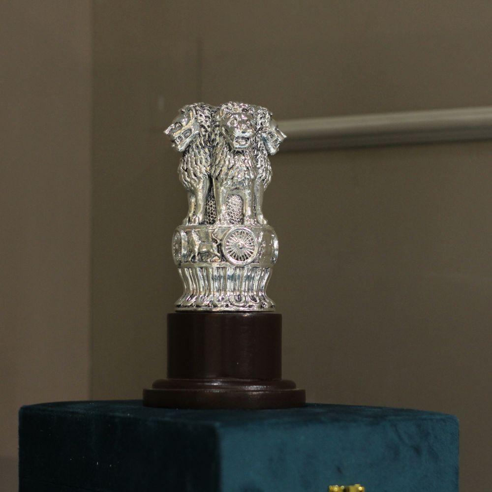 Ashok Stambh 12'' Silver W/b - 8