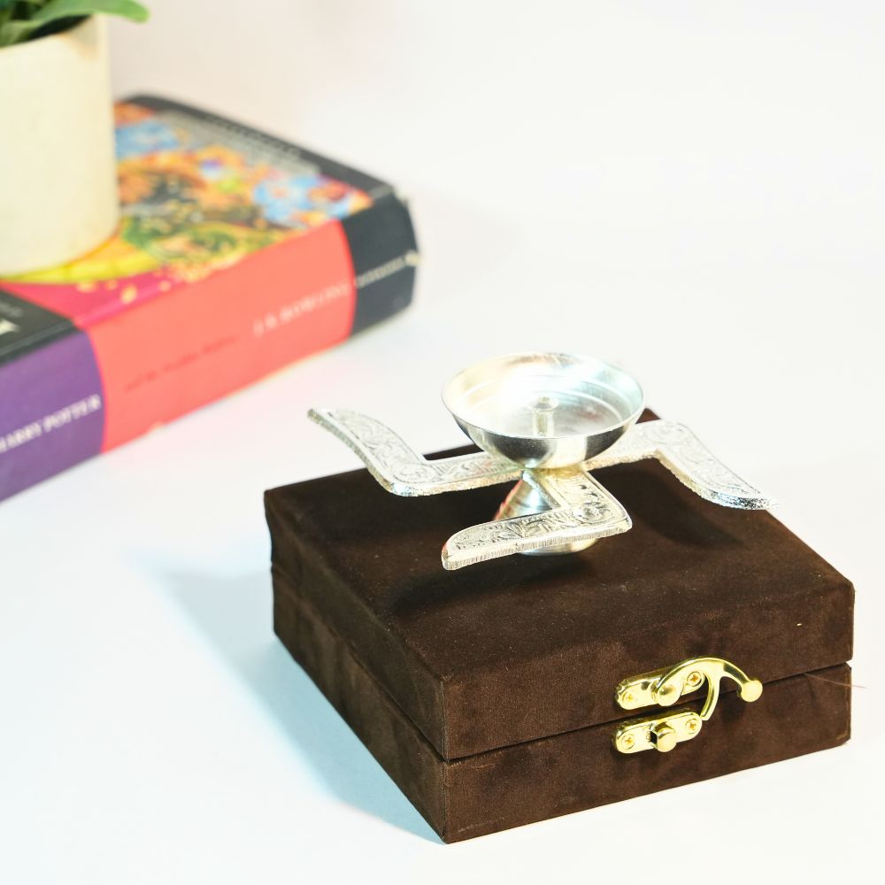 Swastik Diya With Box - 9