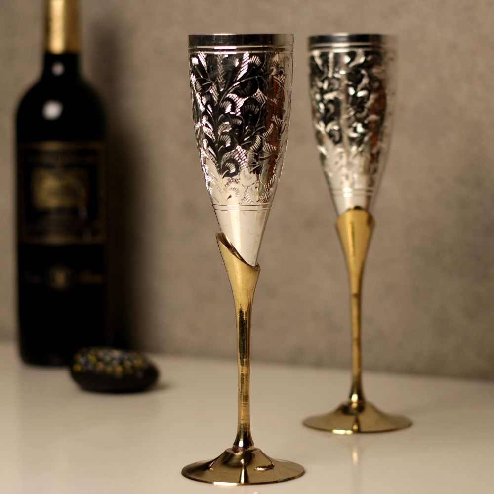 Wine Glass Naperi Set Of 2