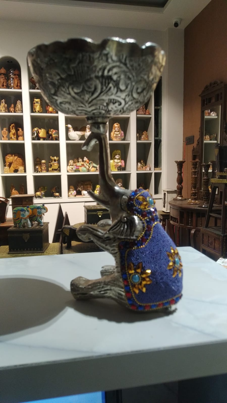 Elephant Bowl Single Purple
